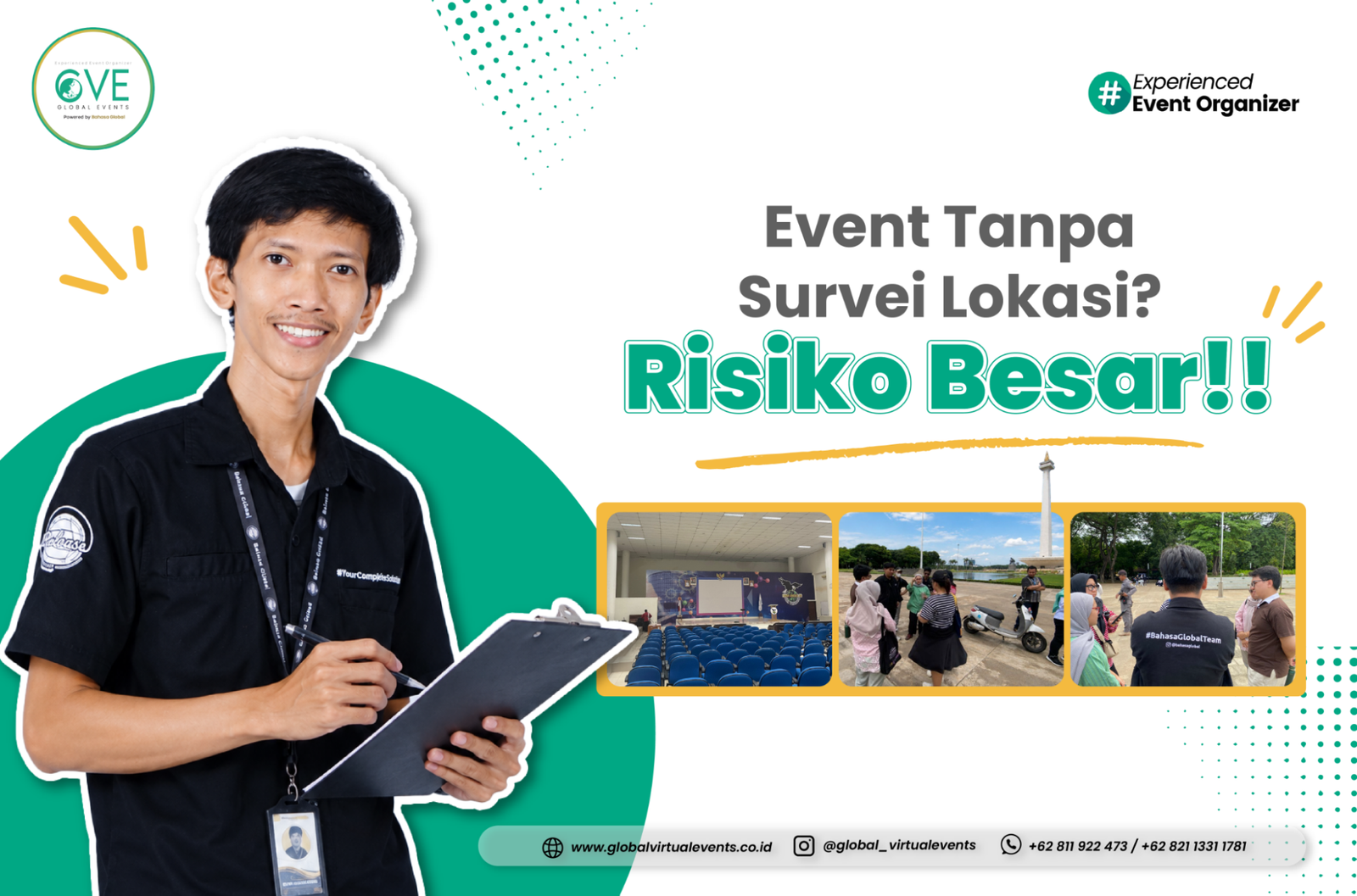 Read more about the article Event Internasional Tanpa Survei Lokasi = Risiko Besar! Ini Penjelasan Global Events Jakarta: Event Organizer Jakarta