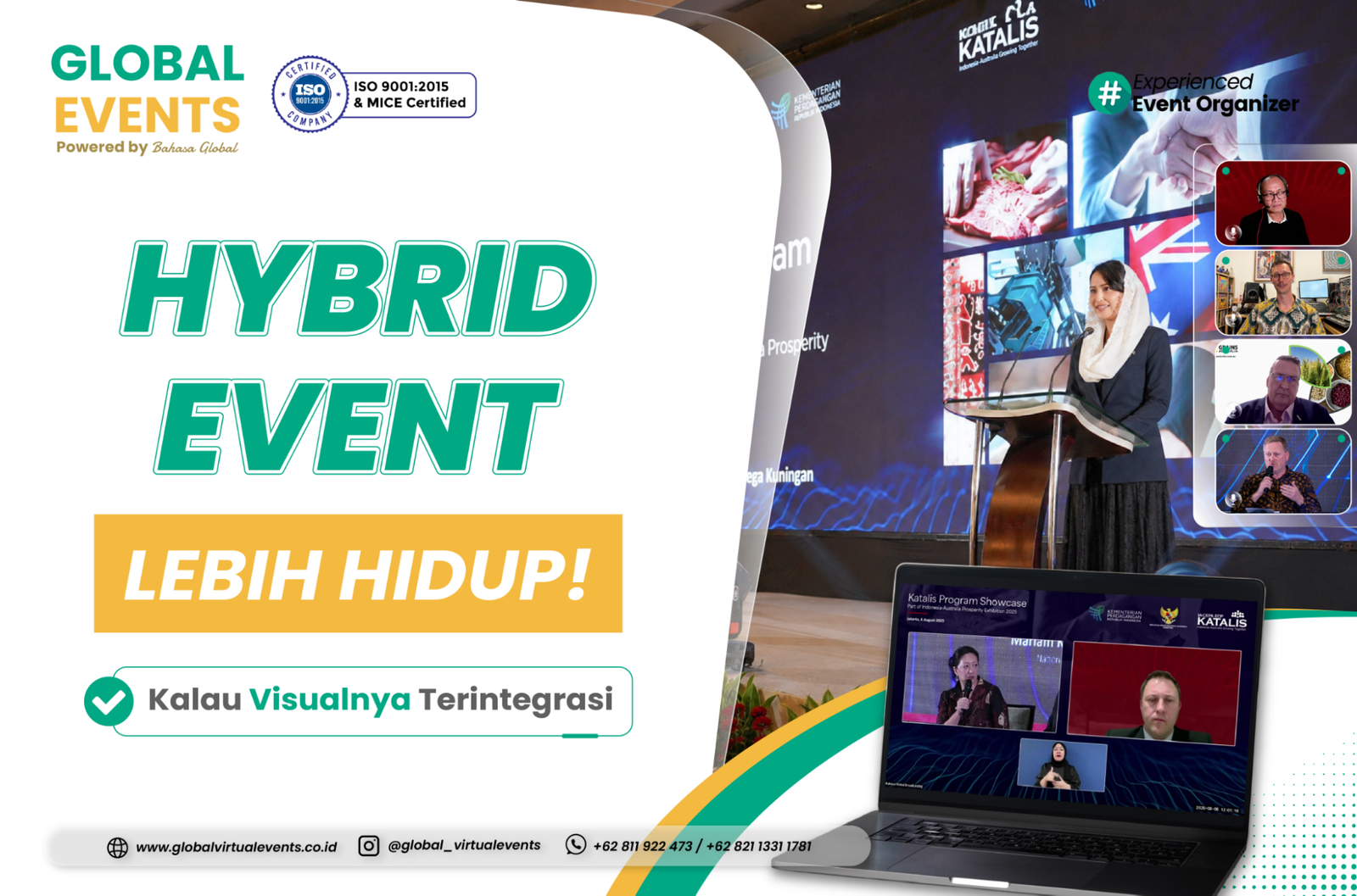 Read more about the article Strategi Visual Hybrid Event : Integrasi Tampilan Onsite dan Online agar Lebih Maksimal