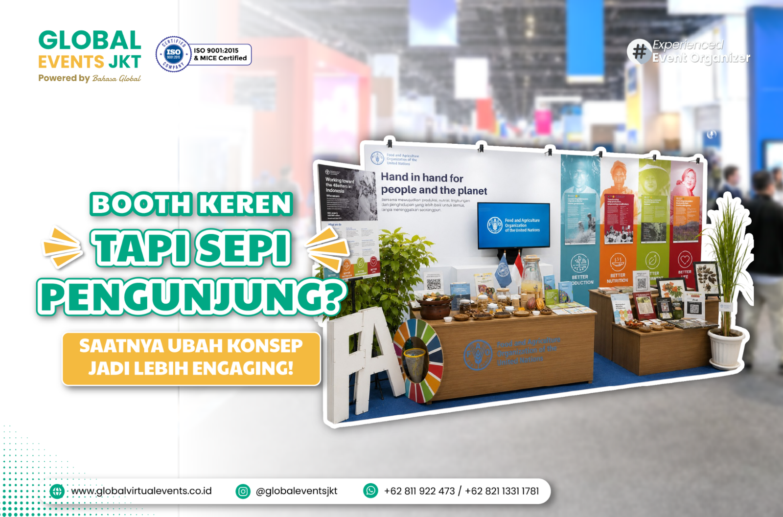 Read more about the article Exhibition Sepi Jadi Ramai? Ini Strategi Event Organizer yang Jarang Dipakai