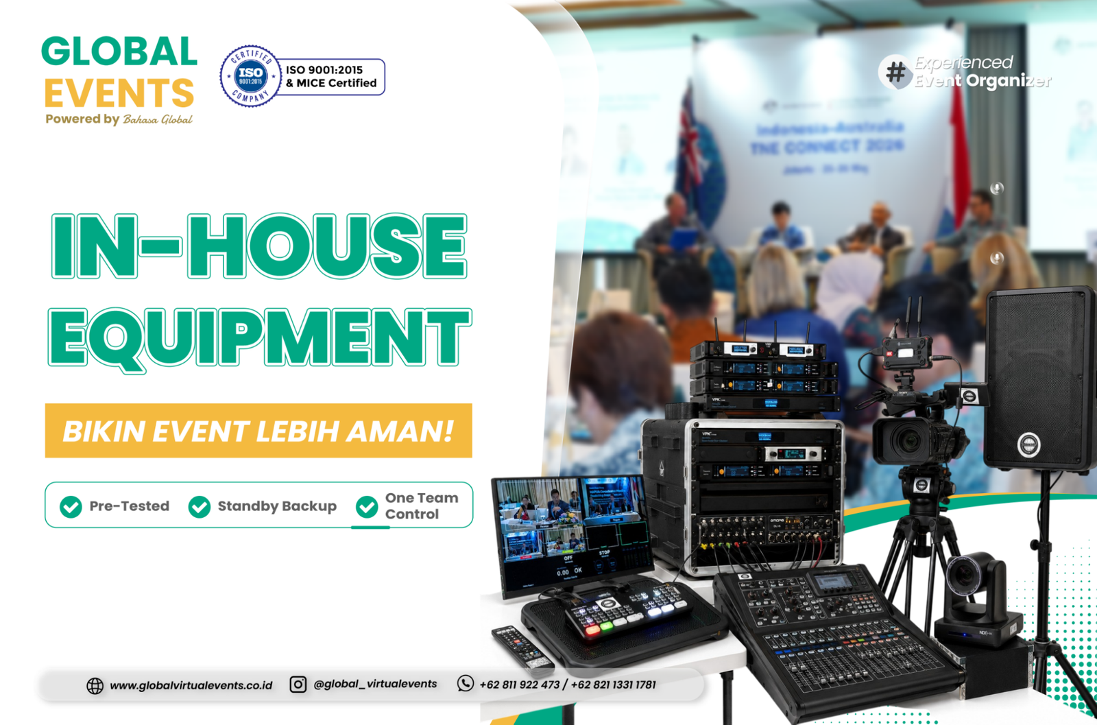 Read more about the article Kenapa Event Organizer dengan In-House Equipment Lebih Siap Menghadapi Kendala Teknis?