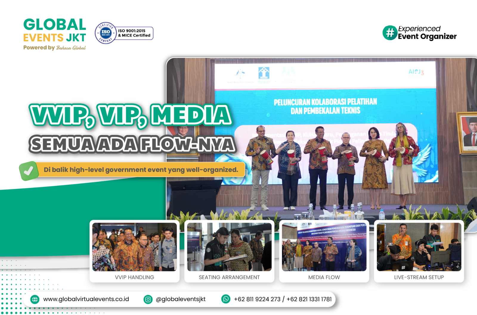 Read more about the article VVIP dan VIP Handling dalam High-Level Government Event: Peran Event Organizer Jakarta yang Berpengalaman