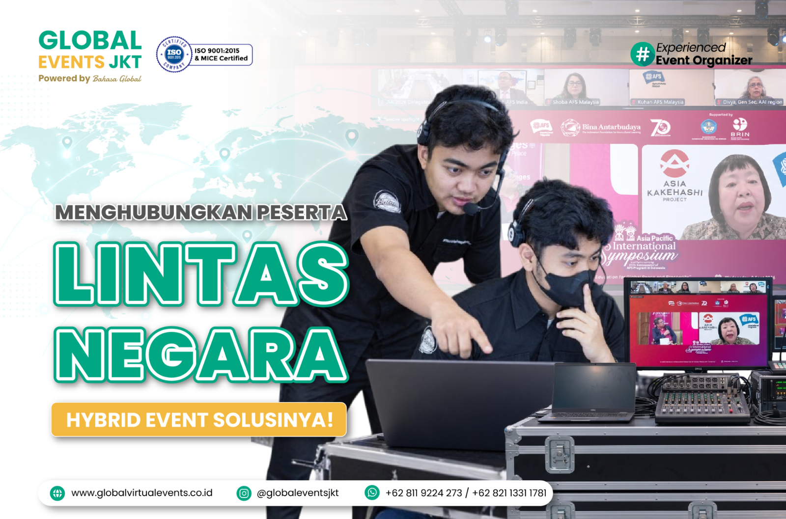 Read more about the article Hybrid Event untuk International Conference: Tantangan Menghubungkan Peserta dari Berbagai Negara | Event Organizer Jakarta