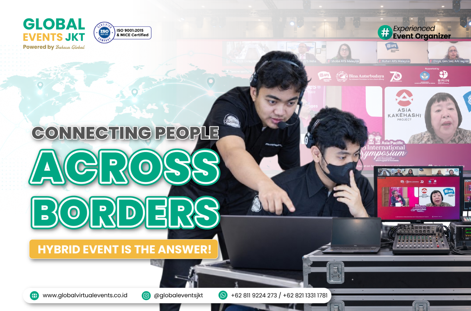 Read more about the article Hybrid Event for International Conferences: The Challenge of Connecting Participants from Different Countries | Event Organizer Jakarta
