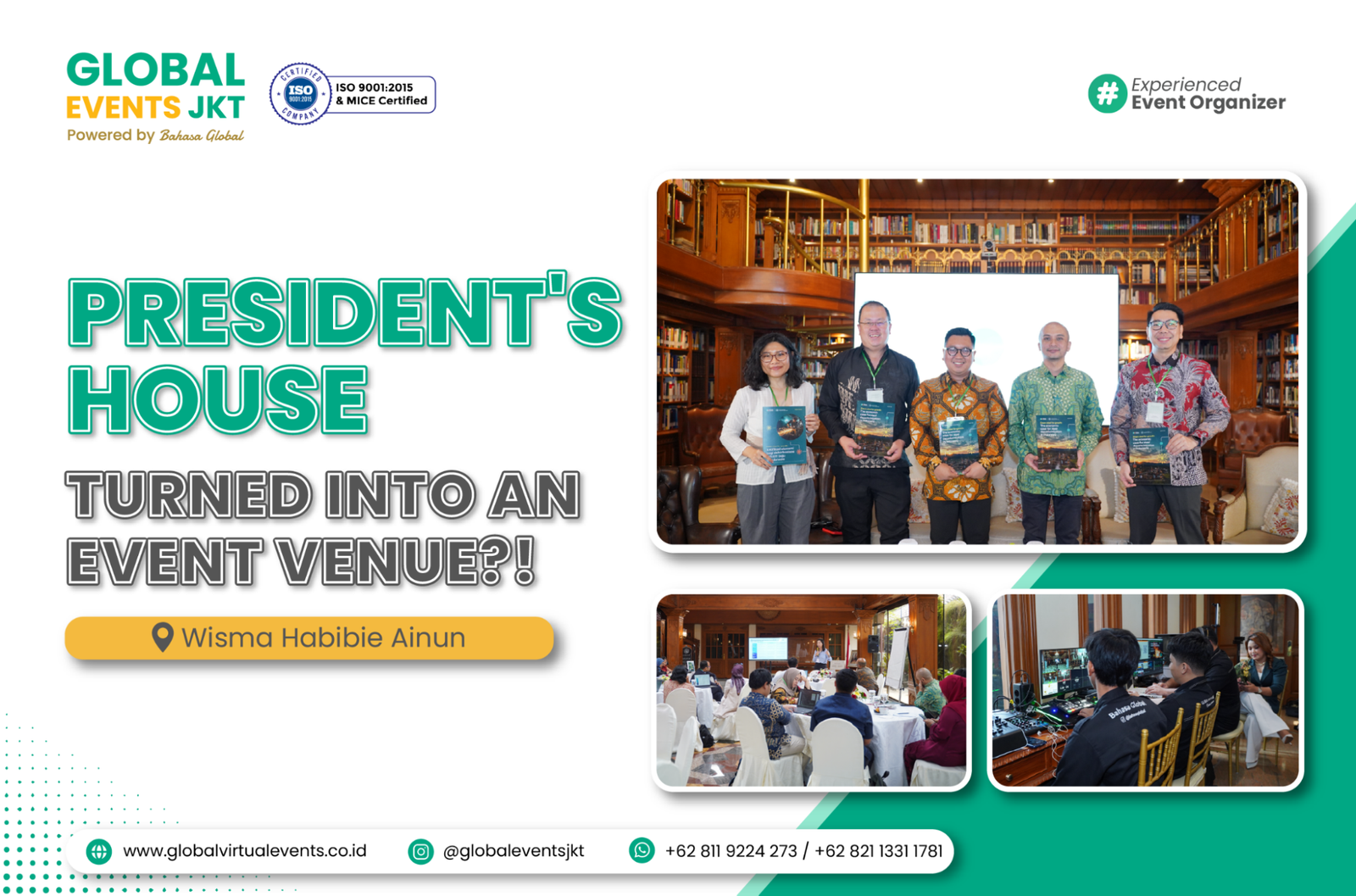 Read more about the article Wisma Habibie & Ainun as an Event Venue: From Historic House to International Hybrid Event