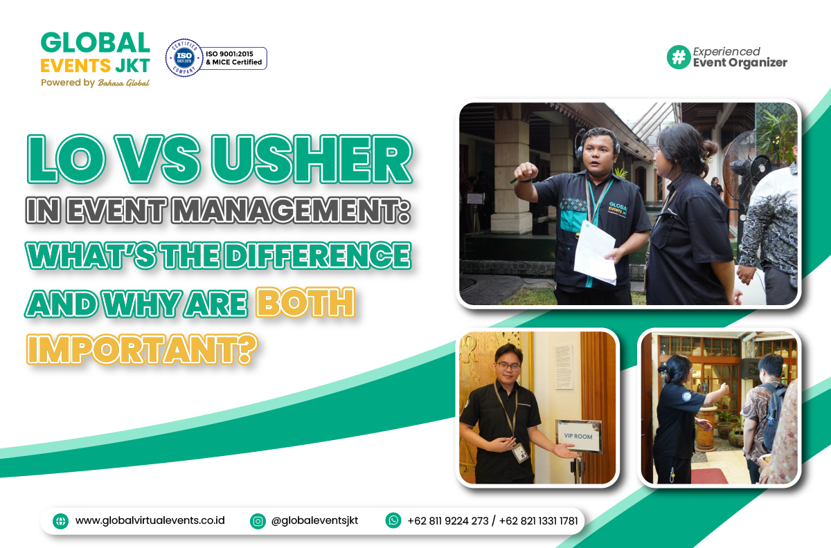 Read more about the article LO vs Usher in Event Management: What’s the Difference and Why Are Both Important?